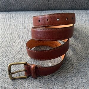 Orvis Men's Brown Leather Belt Size: 44